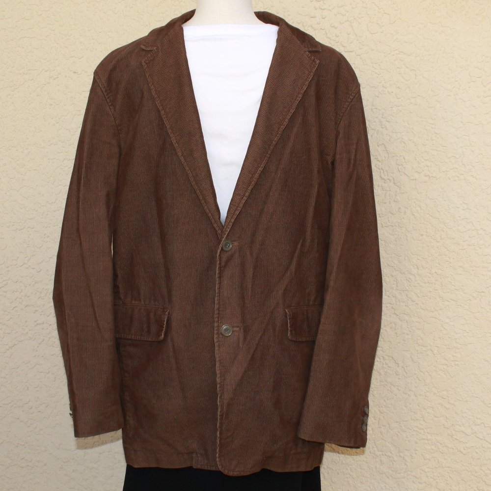 J. CREW BROWN CORDUROY BLAZER